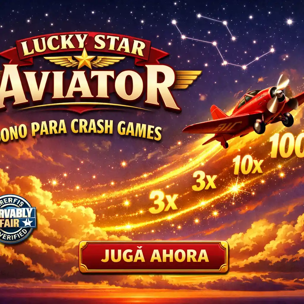 Aviator Lucky Star - jugá crash game con bono