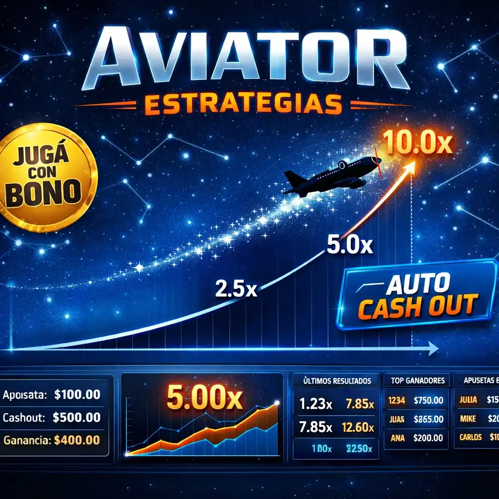 Estrategias Aviator - jugá con bono Lucky Star