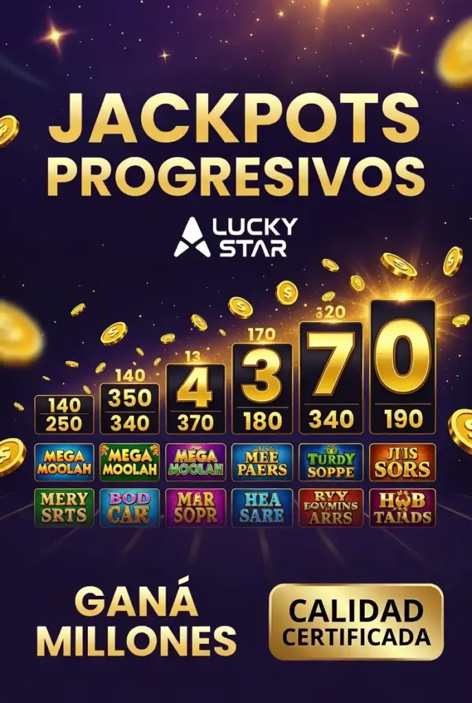 Jackpots Lucky Star - ganá premios millonarios