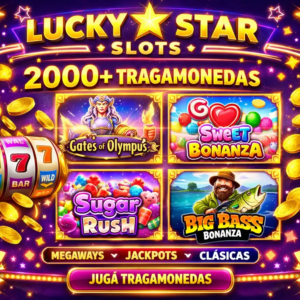 Lucky Star Slots - más de 2000 tragamonedas online
